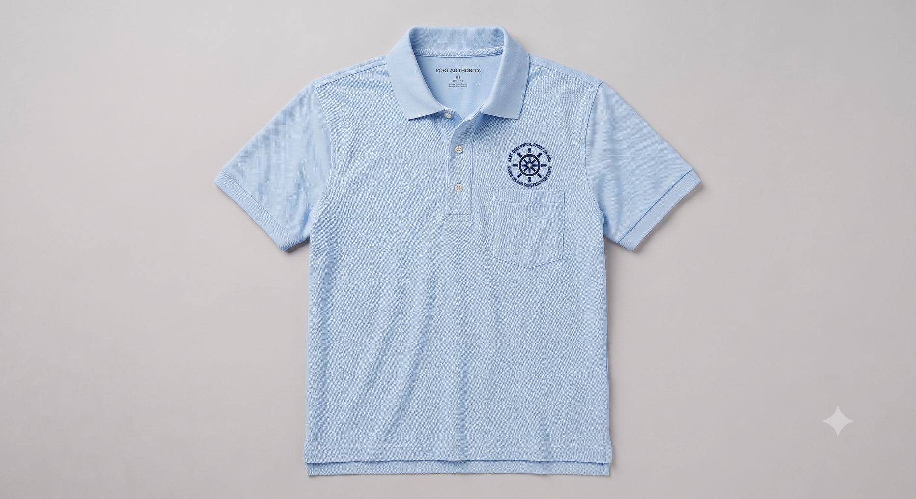 Custom embroidered Port Authority apparel decorated by East Coast Embroidery