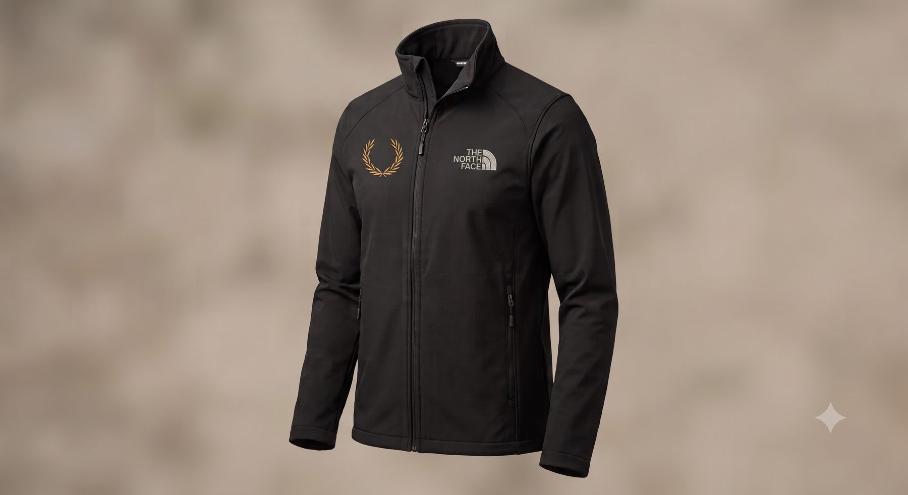 Custom embroidered The North Face apparel decorated by East Coast Embroidery