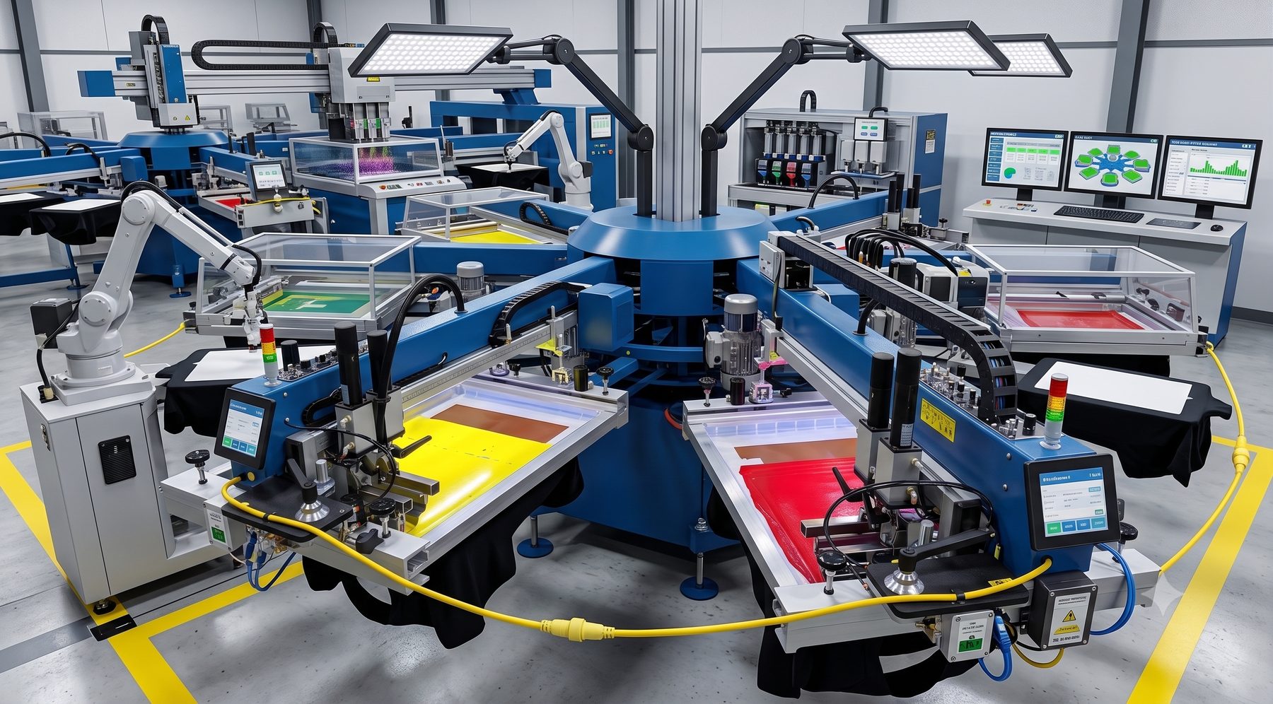 East Coast Embroidery's screen printing process